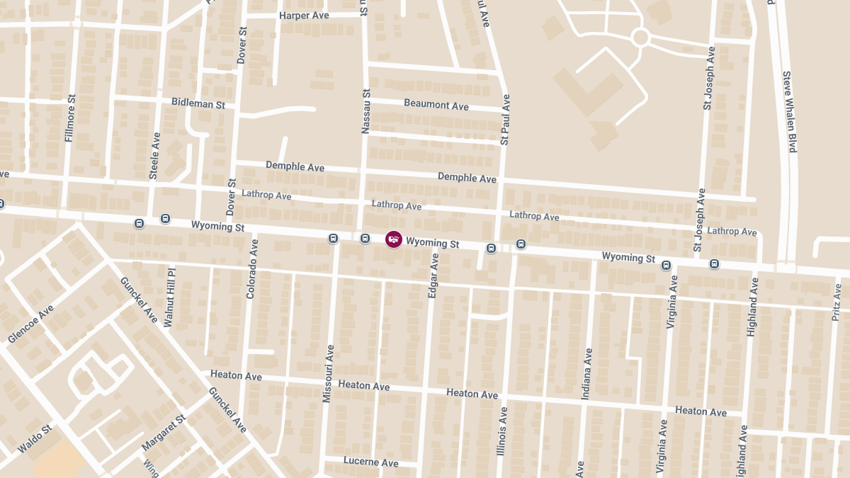 Crash with Injuries Reported Near Wyoming St