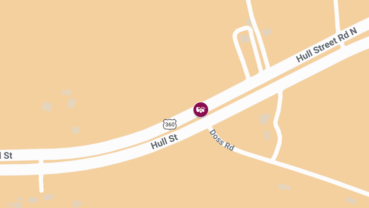 Crash with Injuries Reported at Hull Street Rd & Doss Rd