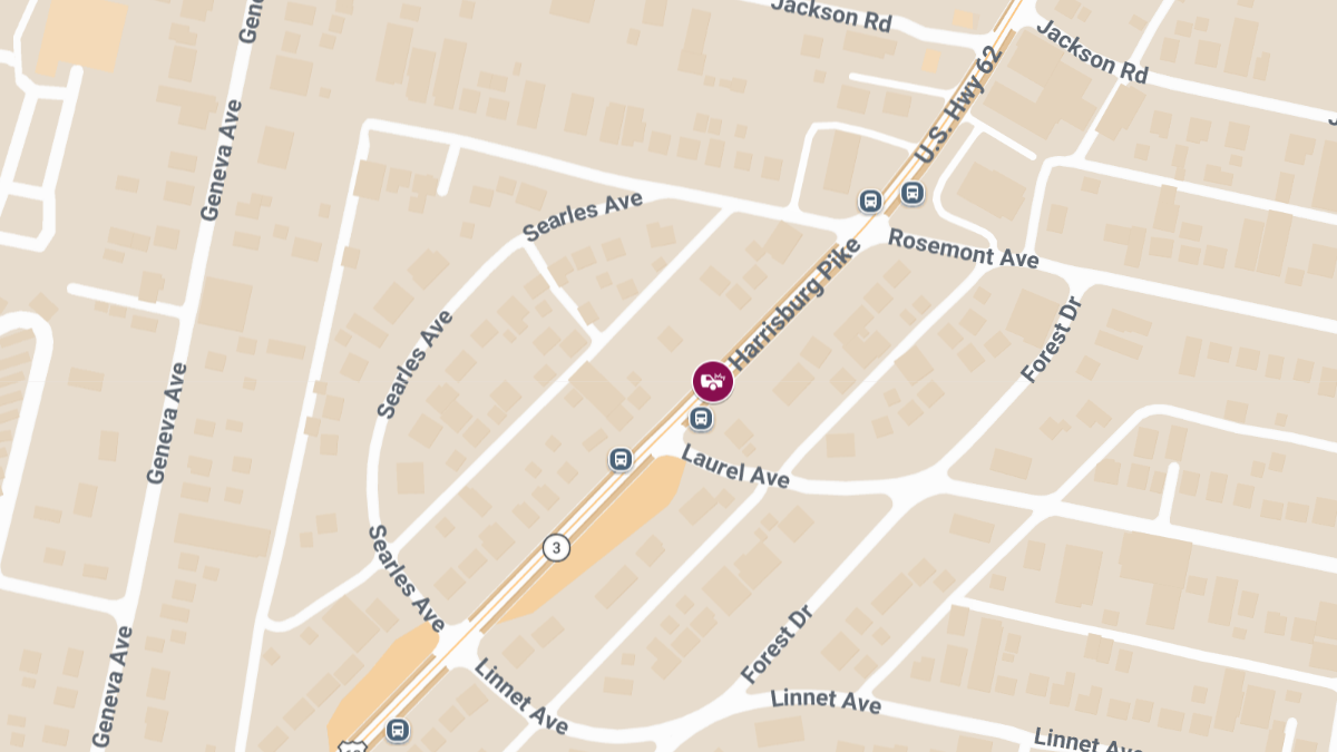Crash with Injuries at 1162 Harrisburg Pike