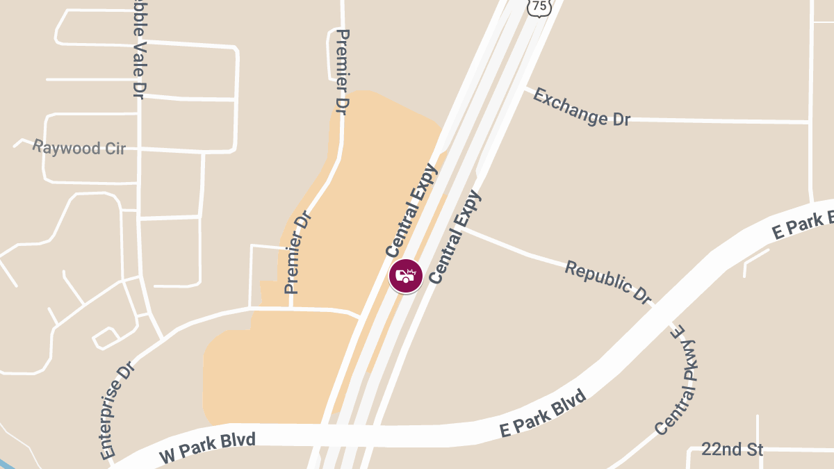 Crash with Injuries at 2300 N Central Expy