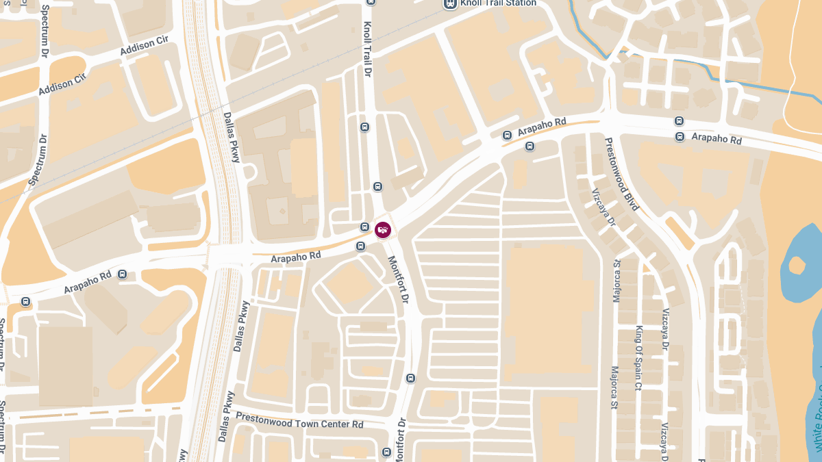 Crash with Injuries at Arapaho Rd & Montfort Dr