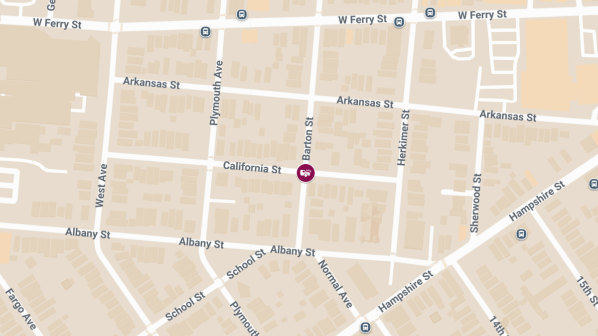 Crash with Injuries at Barton St and California St