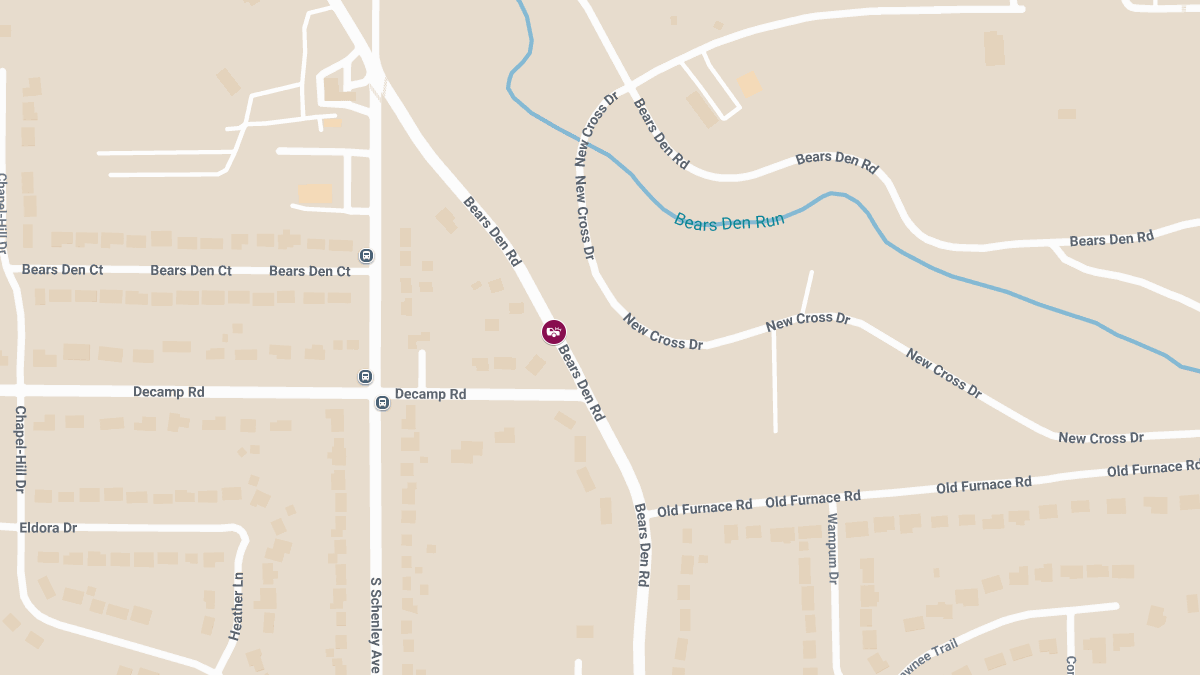 Crash with Injuries at Bears Den Rd and High Dr