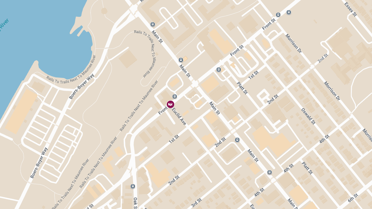 Crash with Injuries at Euclid Ave & Front St