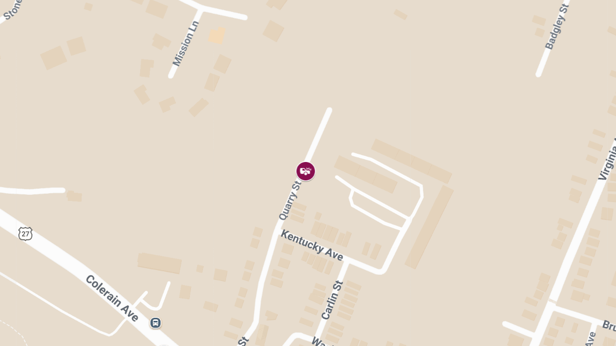 Crash with Injuries at Fox St & Quarry St