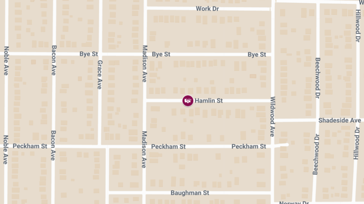 Crash with Injuries at Hamill St and Reed Ave