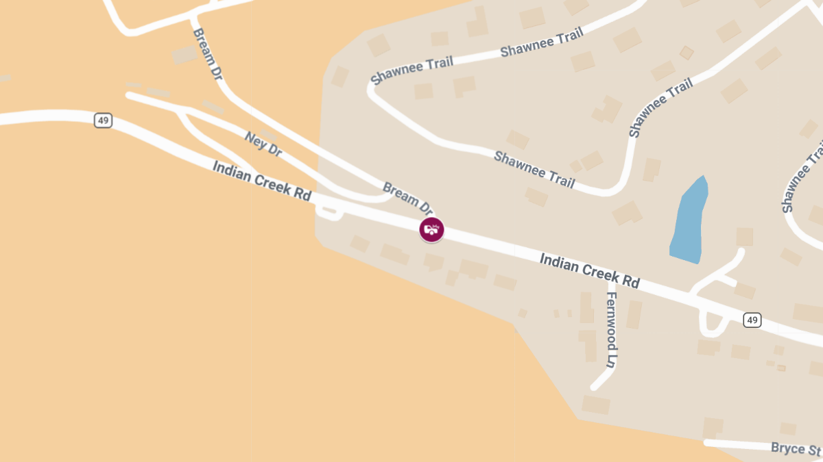 Crash with Injuries at Indian Creek Rd & Bream Dr
