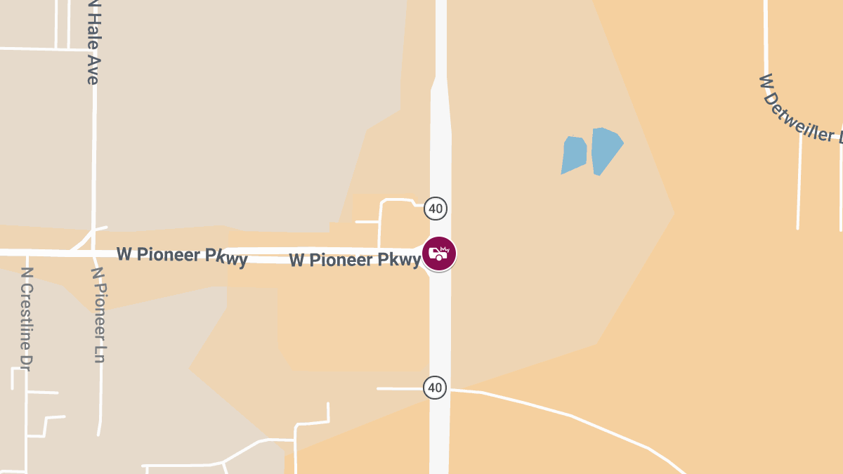 Crash with Injuries at Knoxville Ave & Pioneer Pkwy