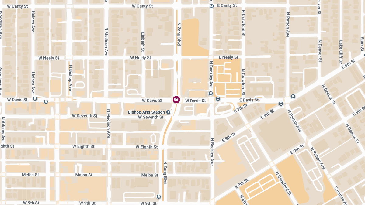 Crash with Injuries at N Zang Blvd & W Davis St