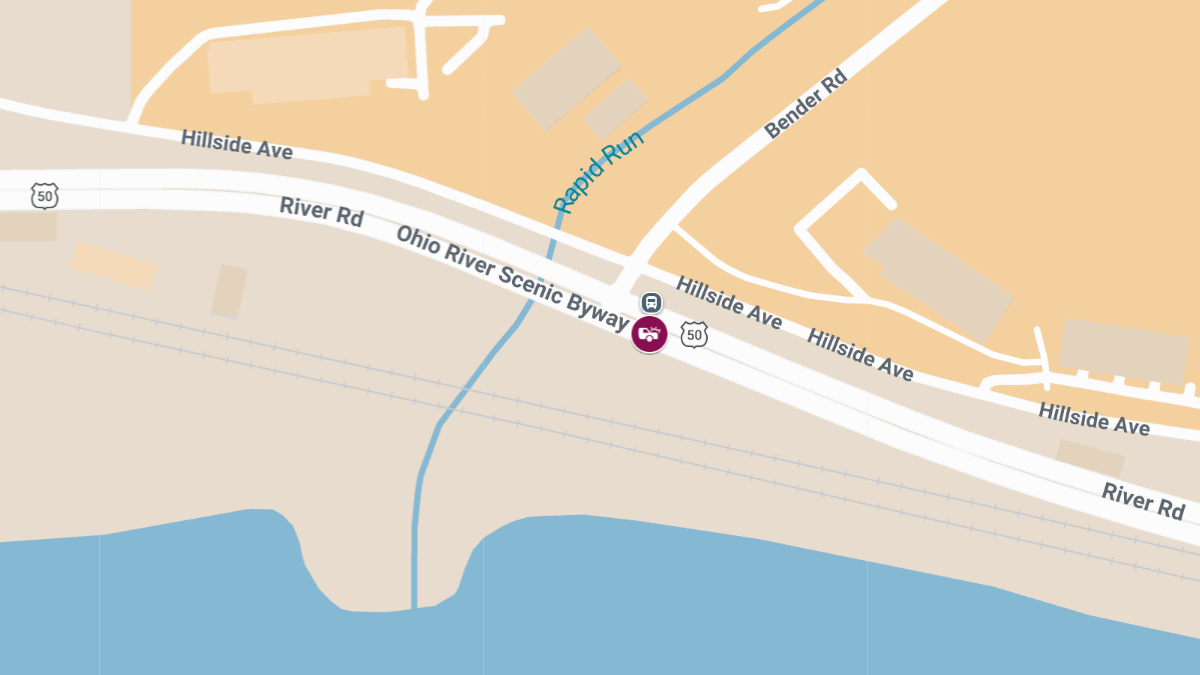 Crash with Injuries at River Rd and Bender Rd