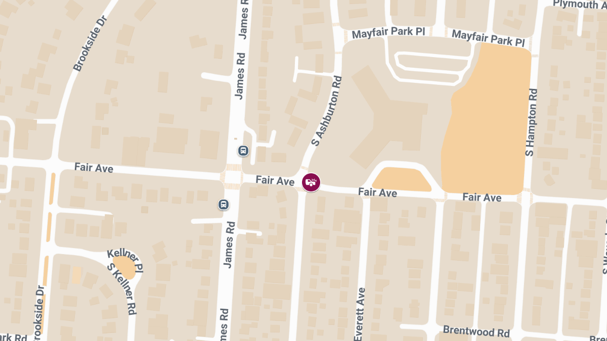Crash with Injuries at S Ashburton Rd & Fair Ave