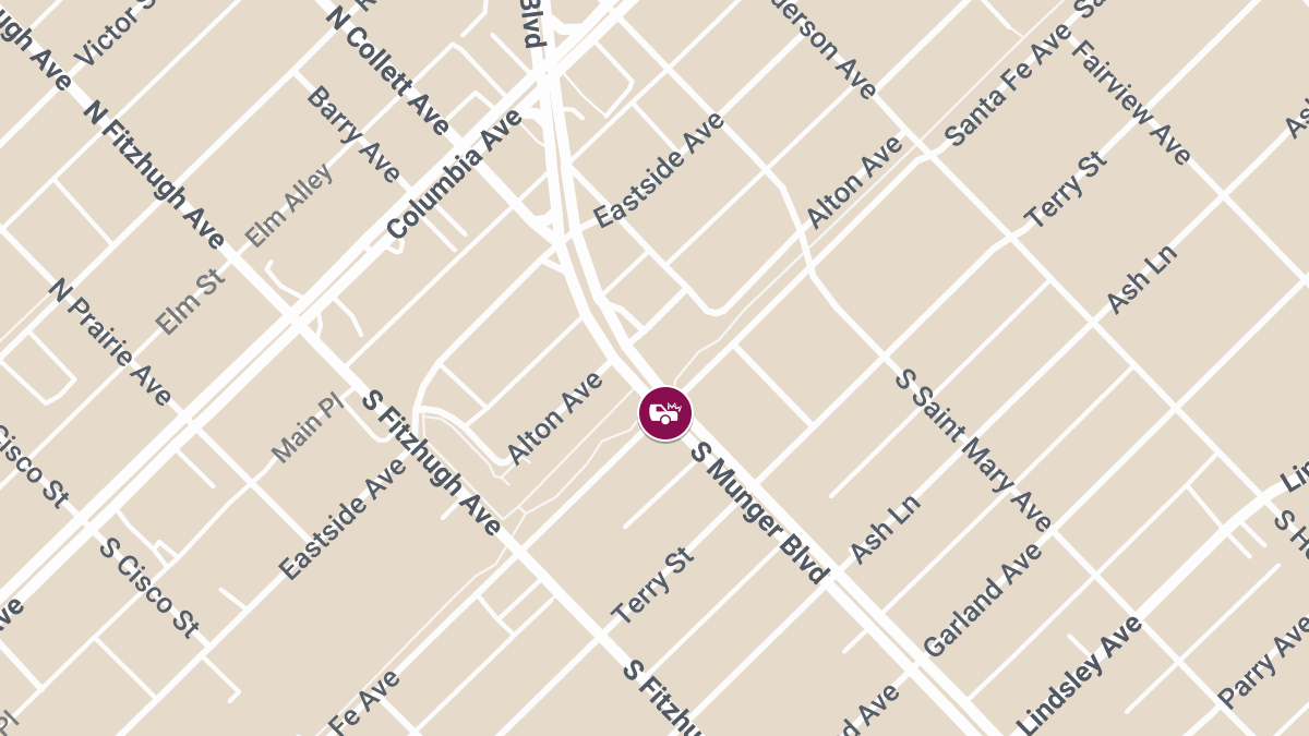 Crash with Injuries at S Munger Blvd & Santa Fe Ave