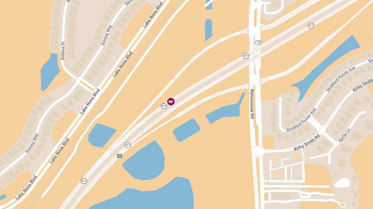 Crash with Injuries at SR-417 SB MM 5