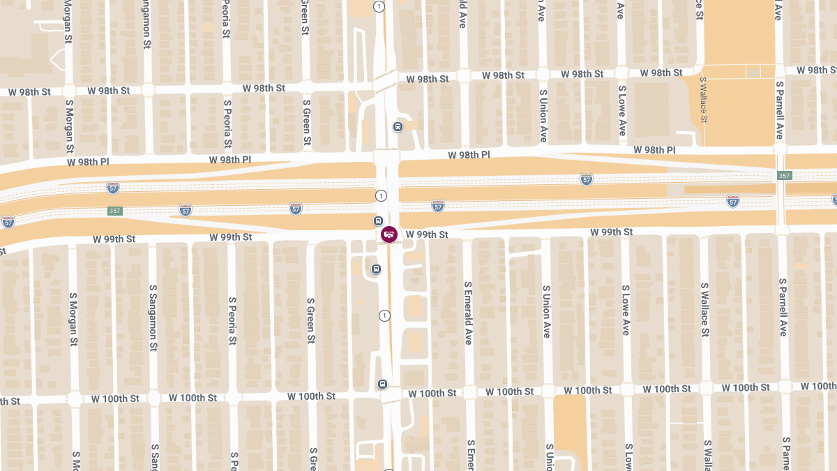 Crash with Injuries at W 99th St & S Halsted St