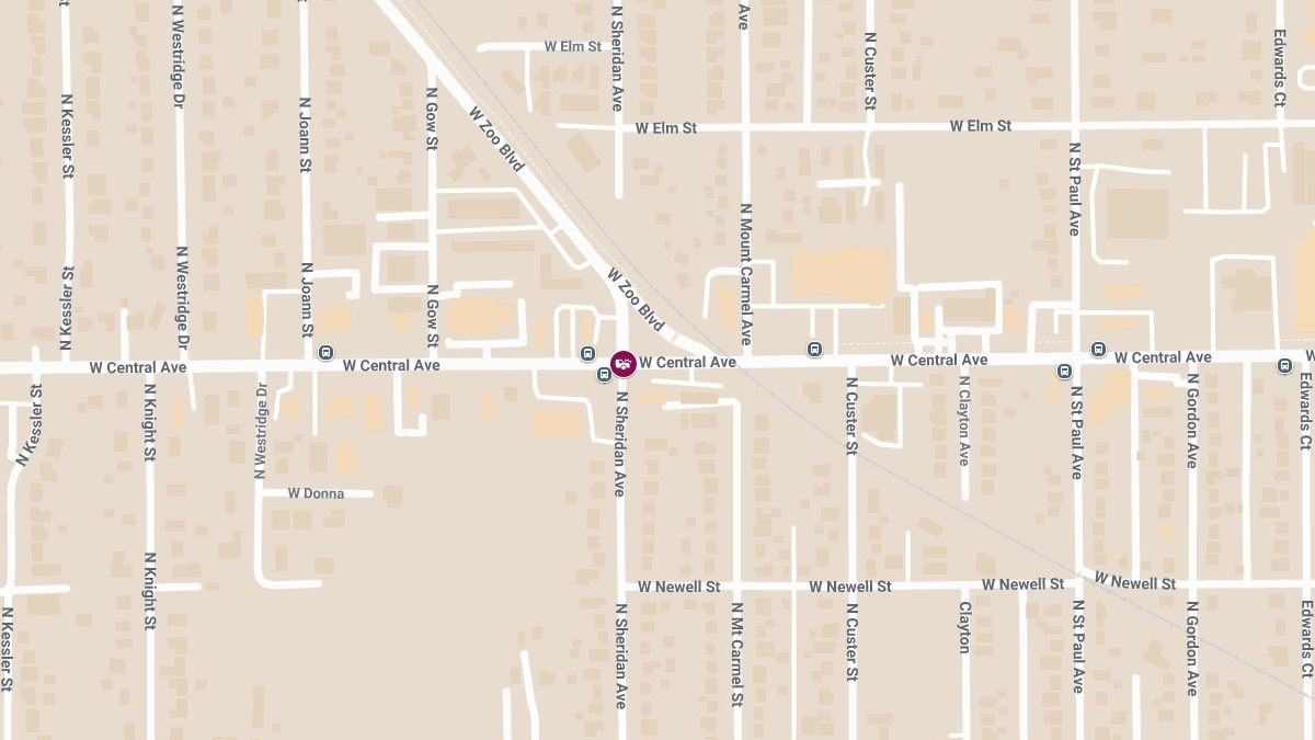 Crash with Injuries at W Central Ave & N Sheridan St