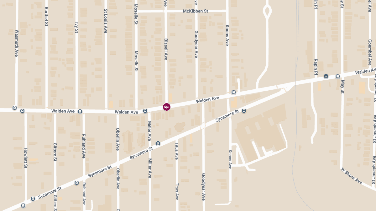 Crash with Injuries at Walden Ave and Bissell Ave