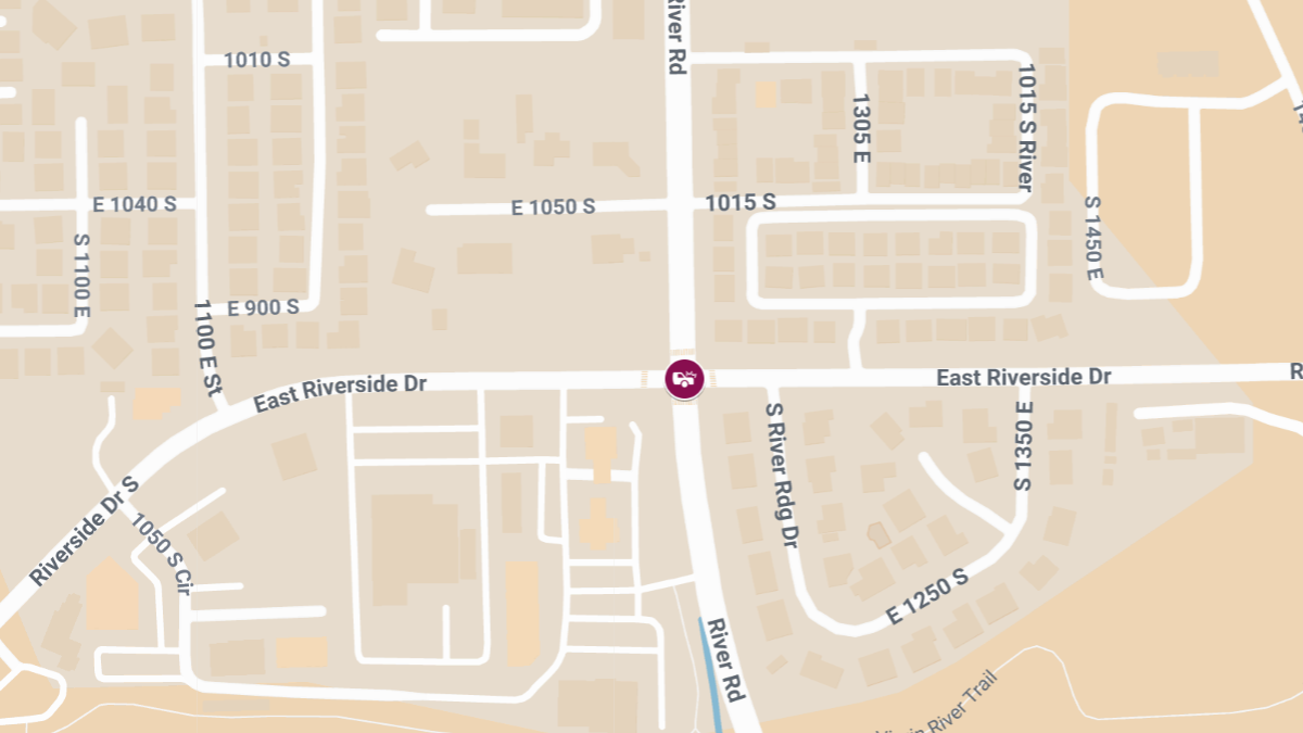 Crash with Injuries on 1050 S River Rd