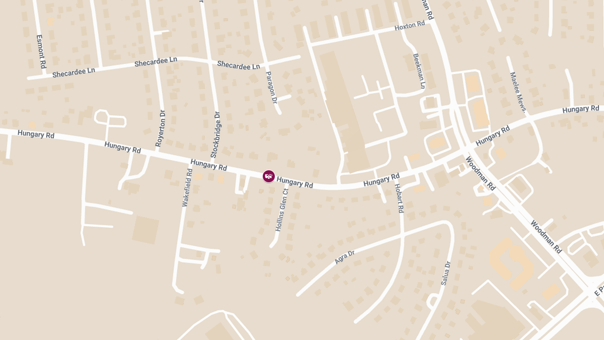 Crash with Injuries on Hungary Rd near Royalton Dr