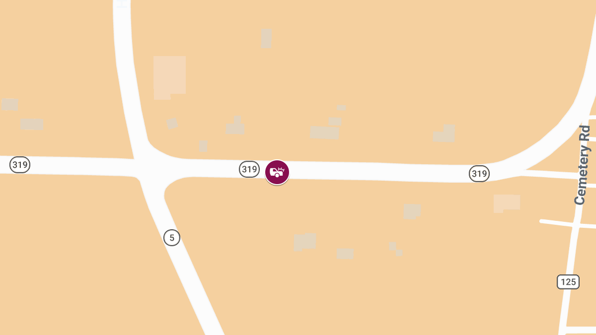 Crash with Injuries on Hwy 319 Near Hwy 5