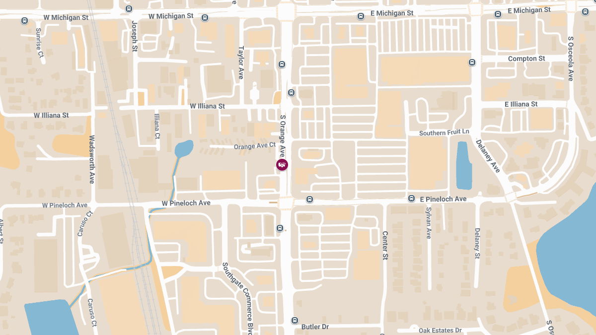 Crash with Injuries on S Orange Ave Near Regions Bank