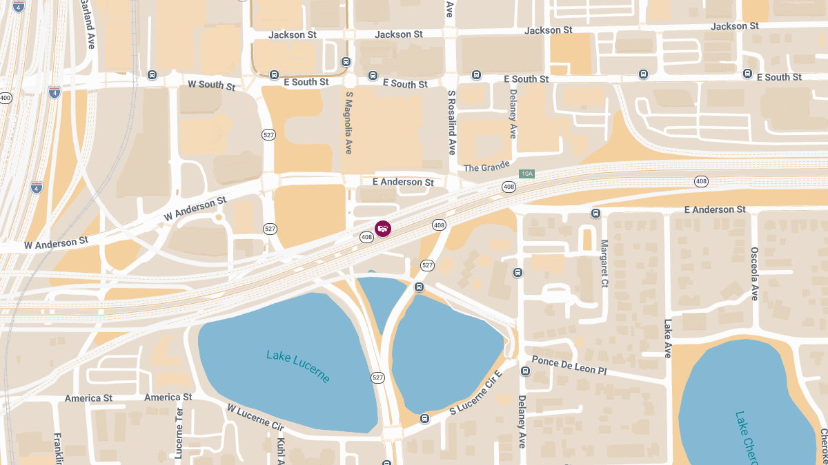 Crash with Injuries on SR 408 Near I-4 & Church St