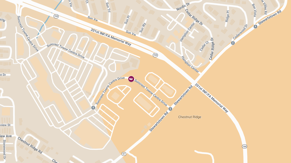 Crash with Injuries on Suncrest Towne Centre Dr