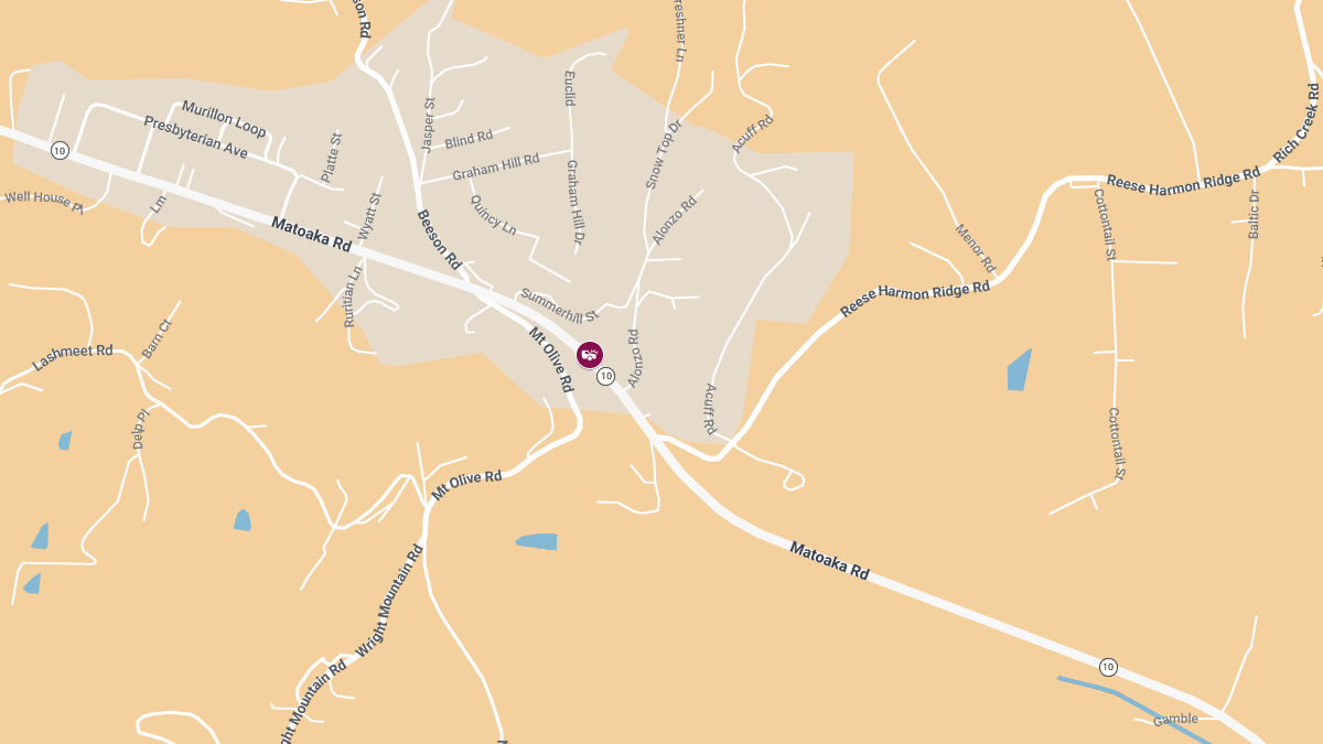 Crash with Injuries on WV-10 at Matoaka Rd
