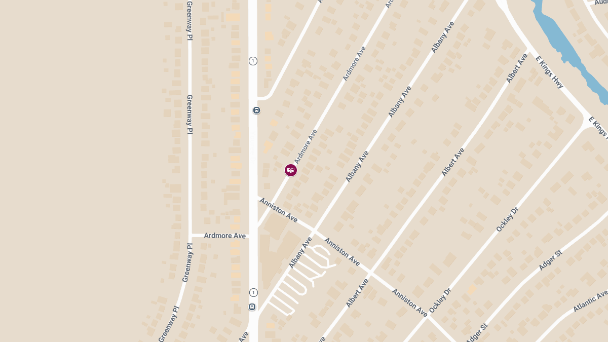 Crash with Injury Reported at Ardmore Ave & Albany Ave