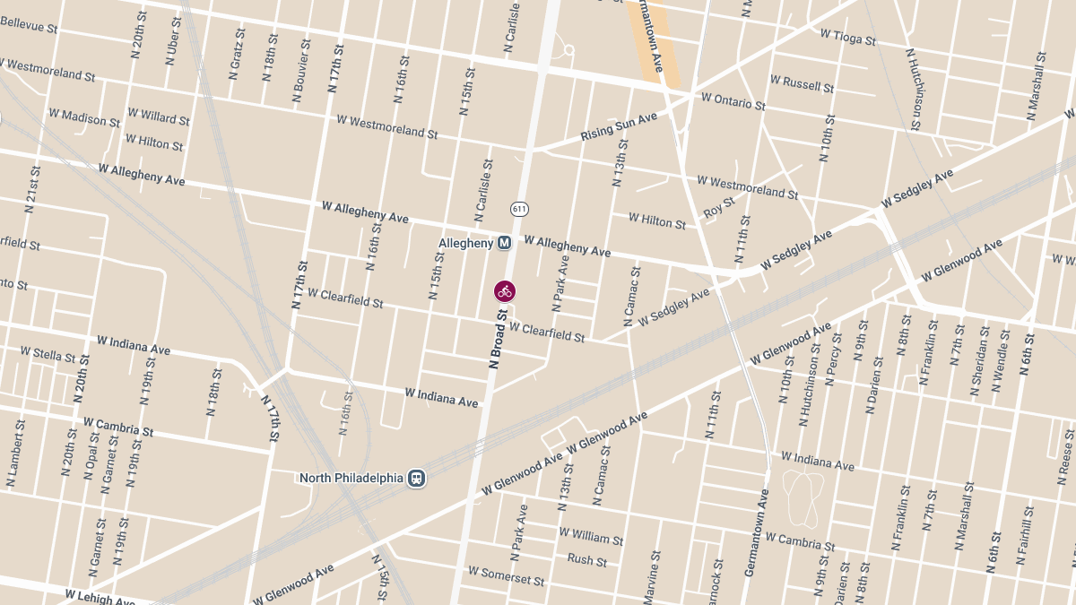 Cyclist Injured After Collision on N Broad St