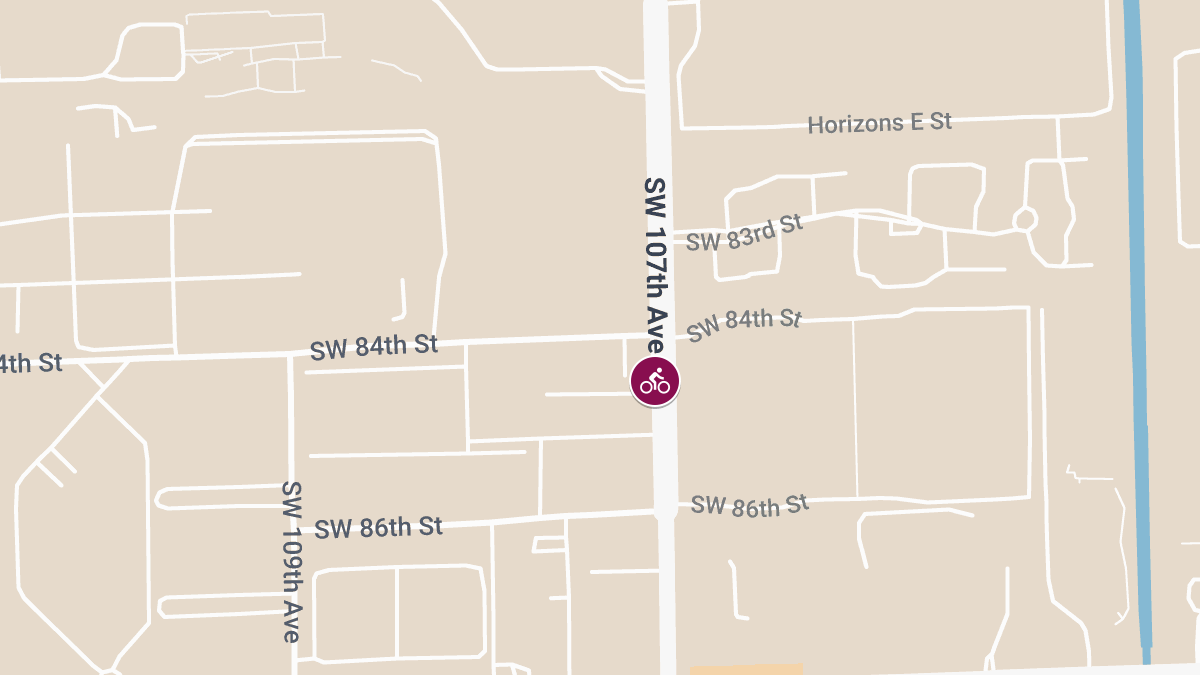 Cyclist Injured in Collision Near SW 107th Ave