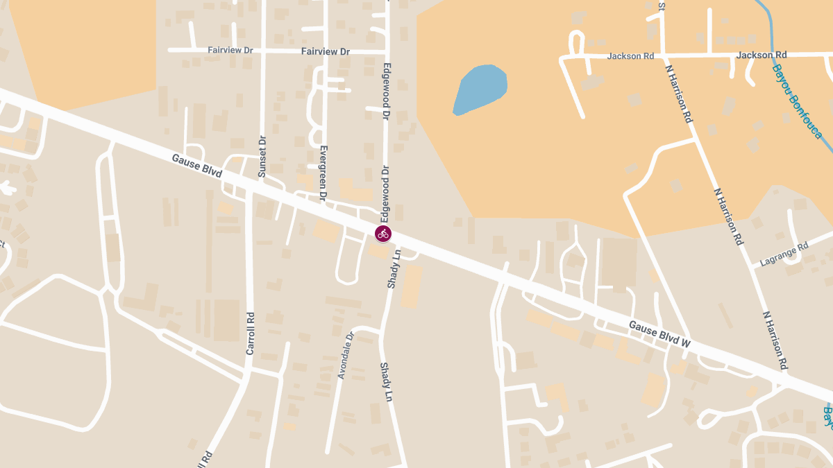 Cyclist Injured in Crash at Hwy 190 & Edgewood Dr