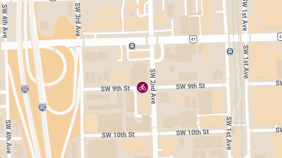 Cyclist Injured in Crash at SW 2nd Ave & SW 9th St