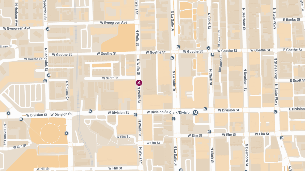 Cyclist Injured in Hit-and-Run on N Wells St