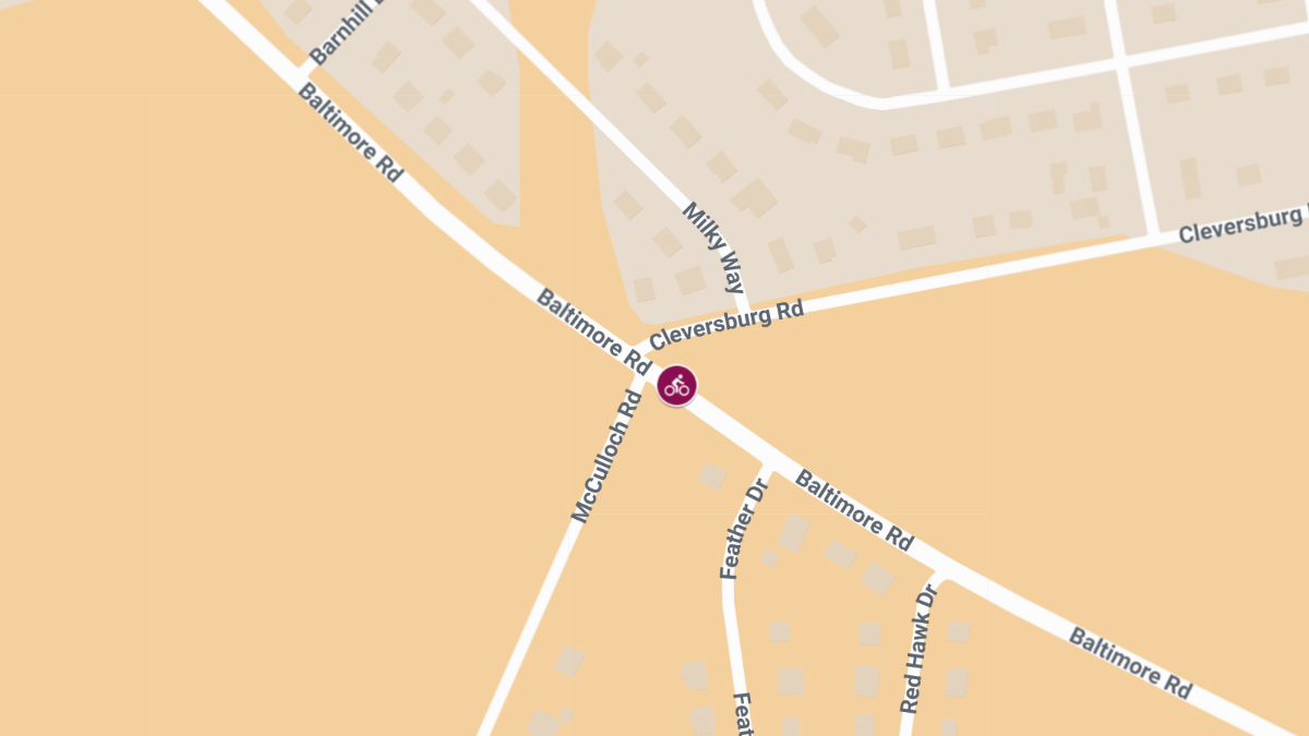Cyclist Killed in Crash at Cleversburg Rd & Baltimore Rd