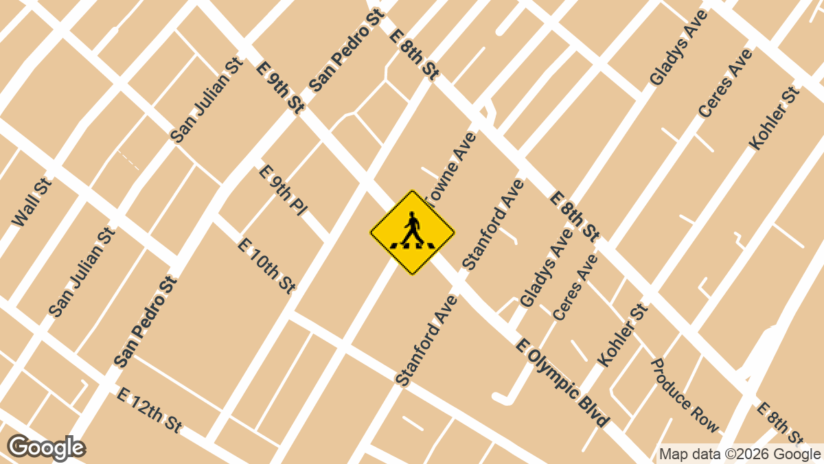 E 9th St & Towne Ave, Los Angeles, CA