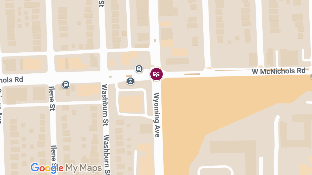 EMS Responds to Injury Crash at McNichols Rd & Wyoming Ave