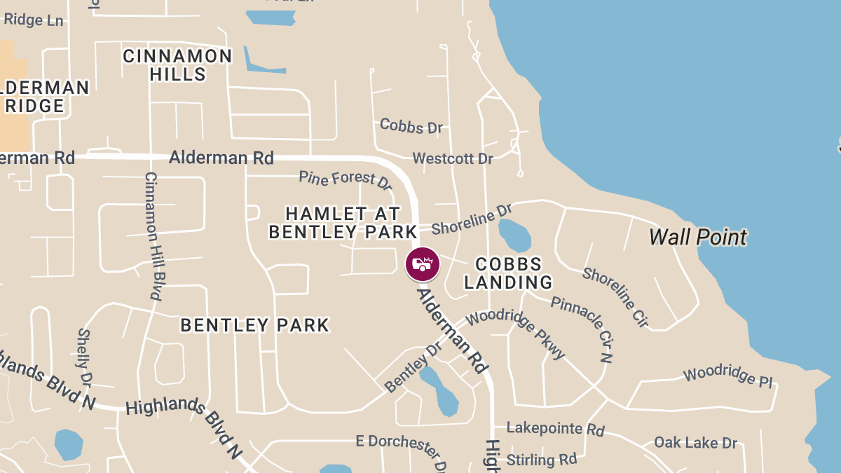 Emergency Crews Respond to Crash Near Cobb's Landing