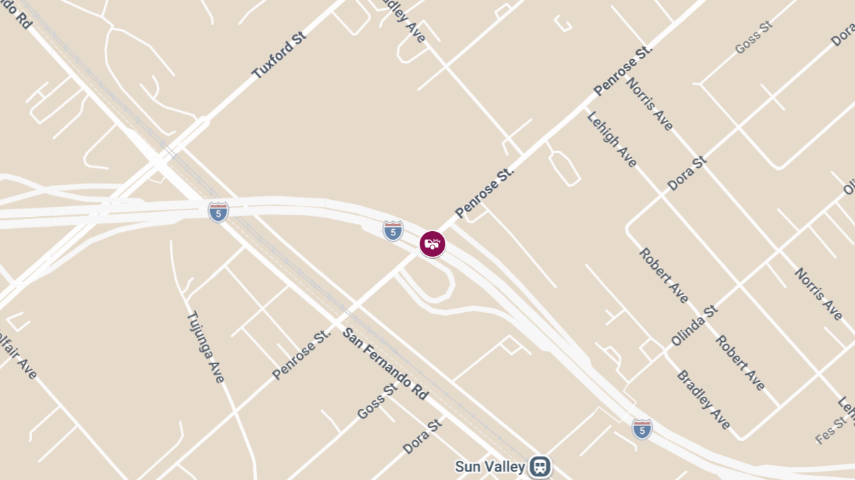 Emergency Crews Respond to Fatal Accident on I-5 S at Penrose St