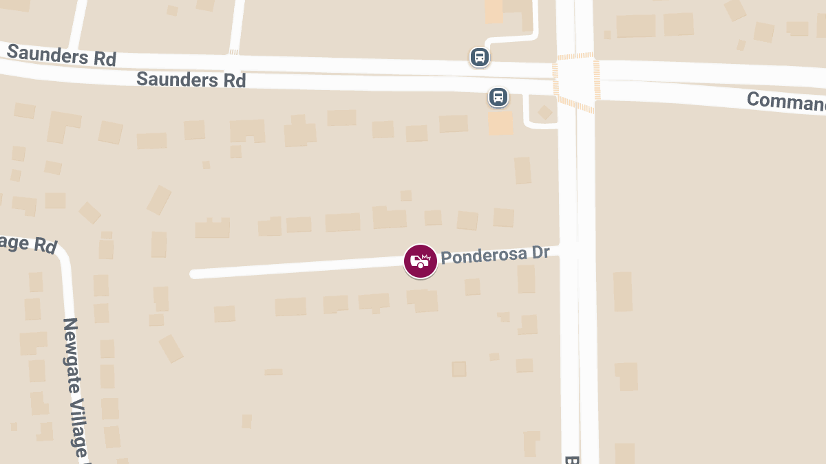 Emergency Units Respond to Crash on Ponderosa Dr