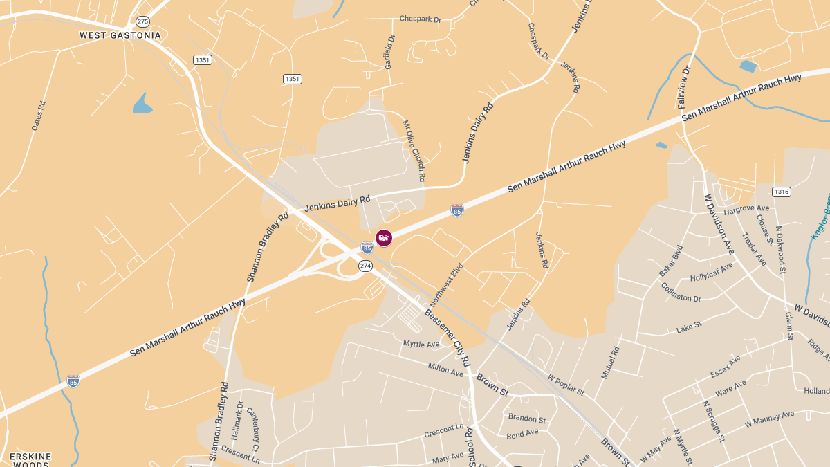 Fatal Crash On I-85 S Near Bessemer City Rd