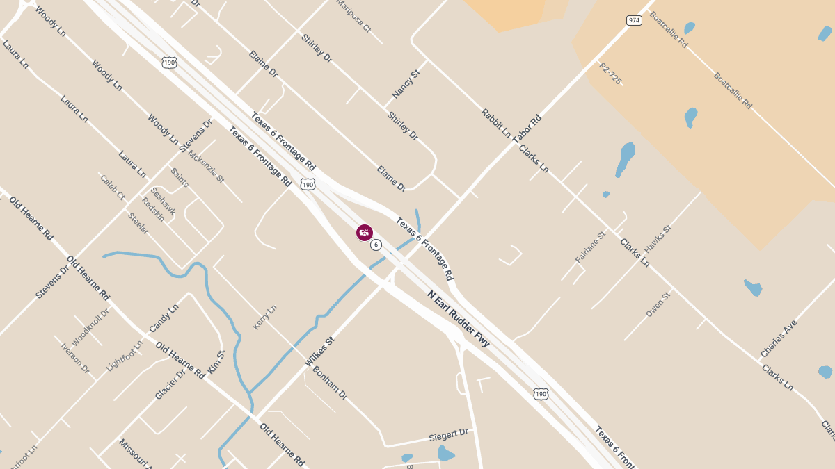 Fatal Crash Shuts Down Both Directions of Hwy 6 Near N Earl Rudder Fwy