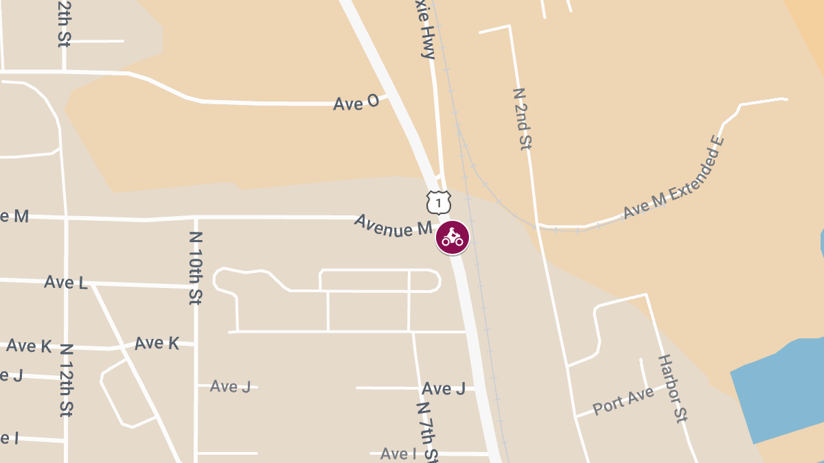 Fatal Motorcycle Crash at US Hwy 1 & Ave M