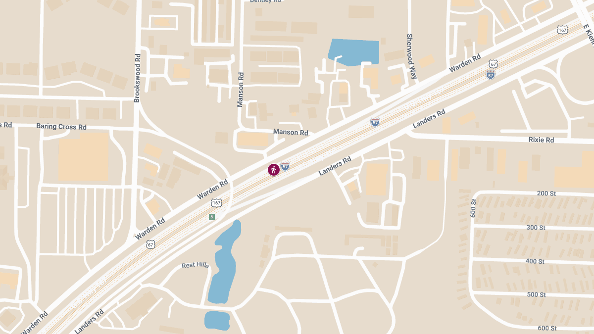 Fatal Pedestrian Accident on I-57