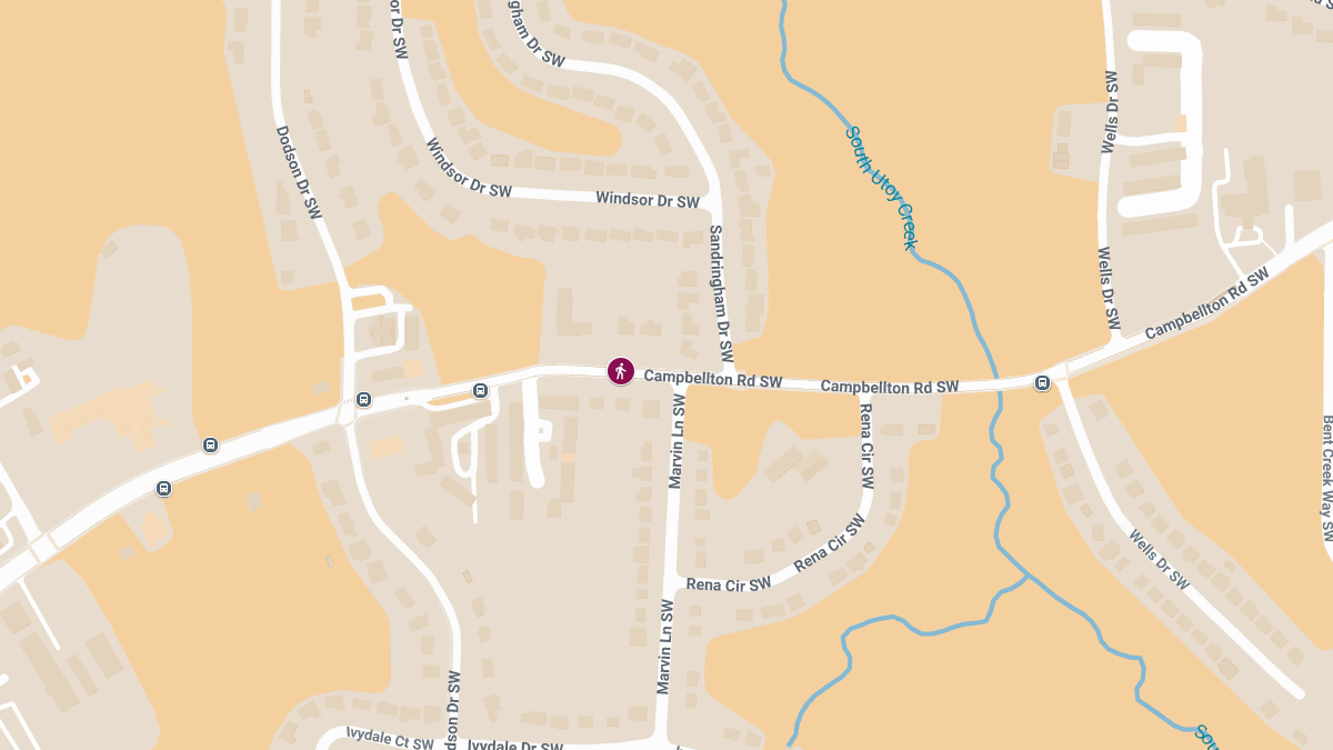 Fatal Pedestrian Crash on Campbellton Rd