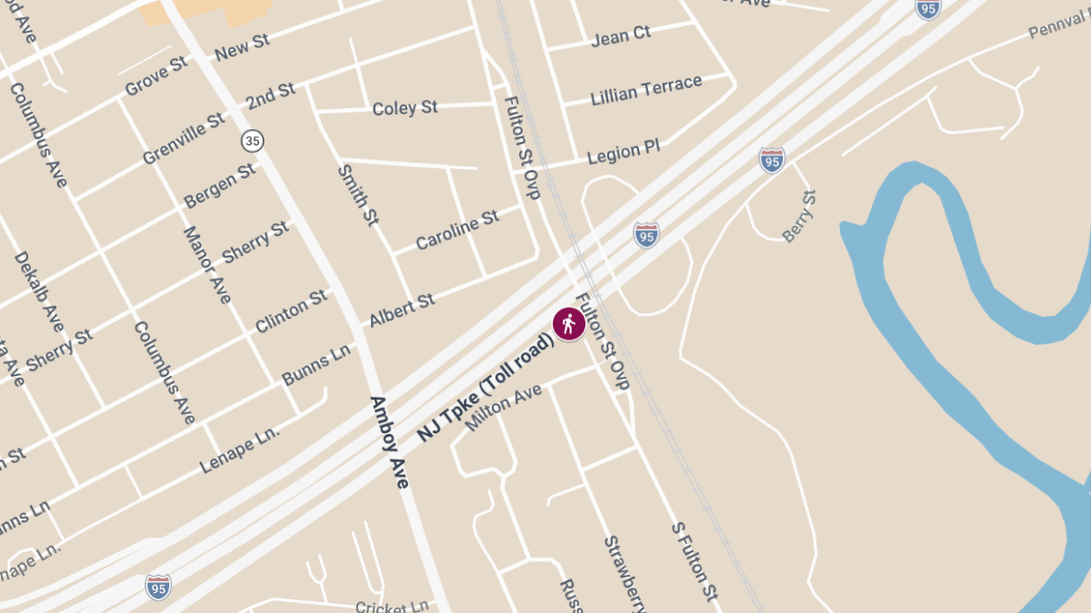 Fatal Pedestrian Crash on NJ Tpke Near MM 100.5