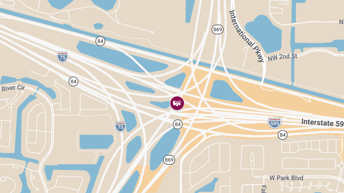 Fatal Traffic Crash on I-595 Ramp to S I-75