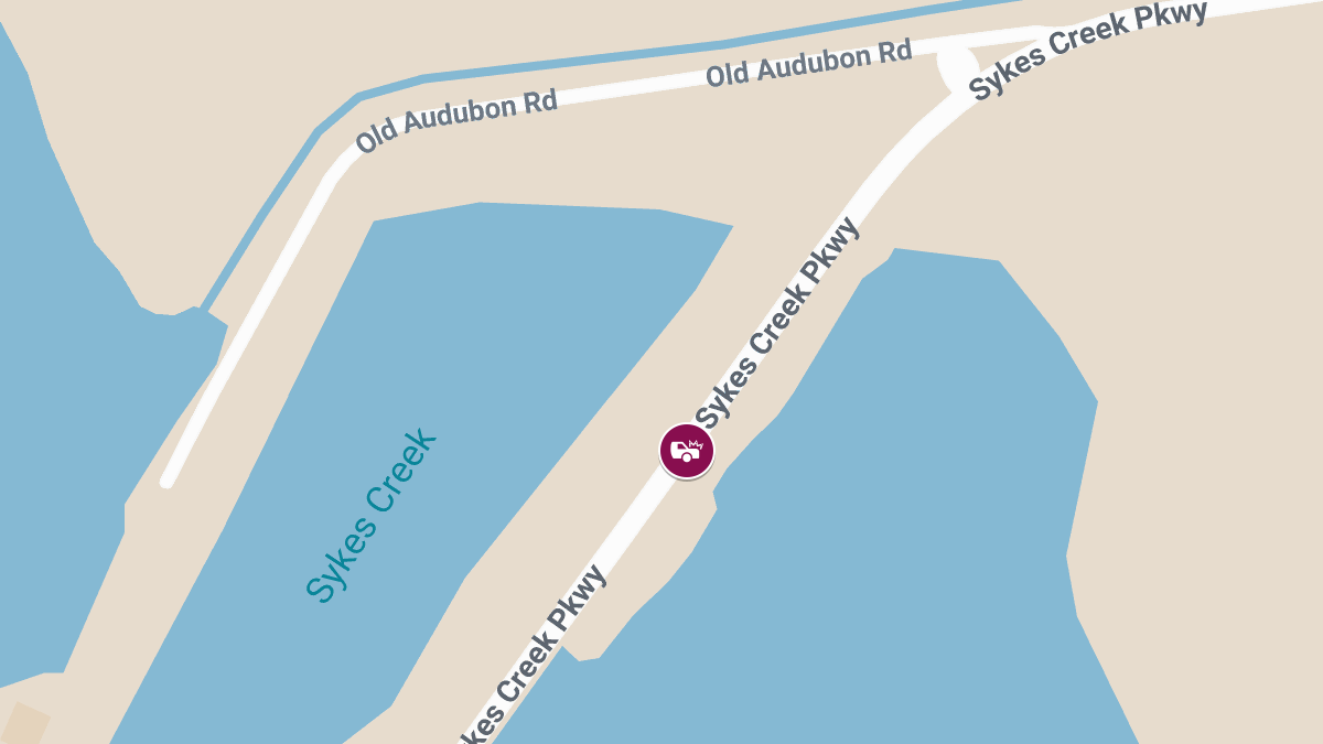 Fatal Two-Vehicle Crash on Sykes Creek Pkwy Near Old Audubon Rd