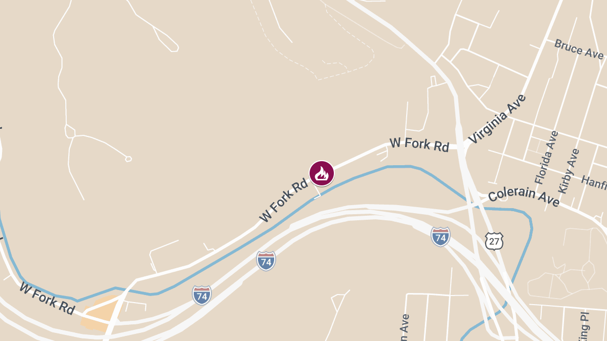 Fire and Injuries Reported in Crash on West Fork Rd