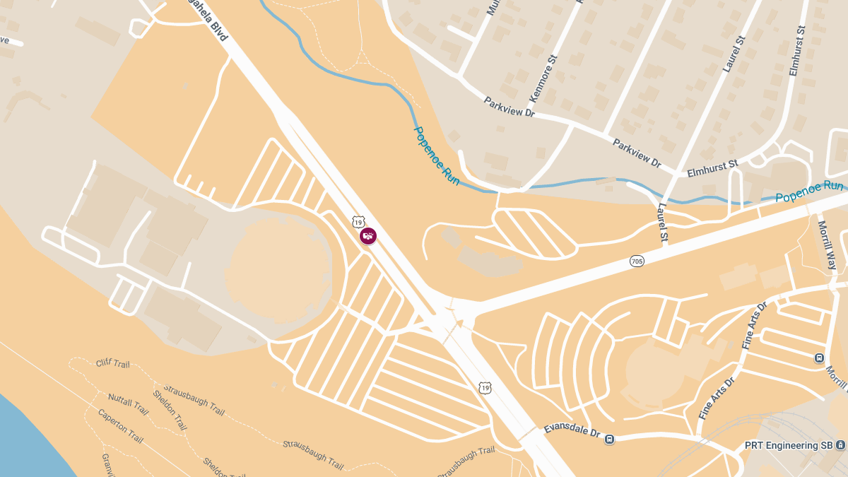 Hit-and-Run Collision With Injuries Near WVU Coliseum