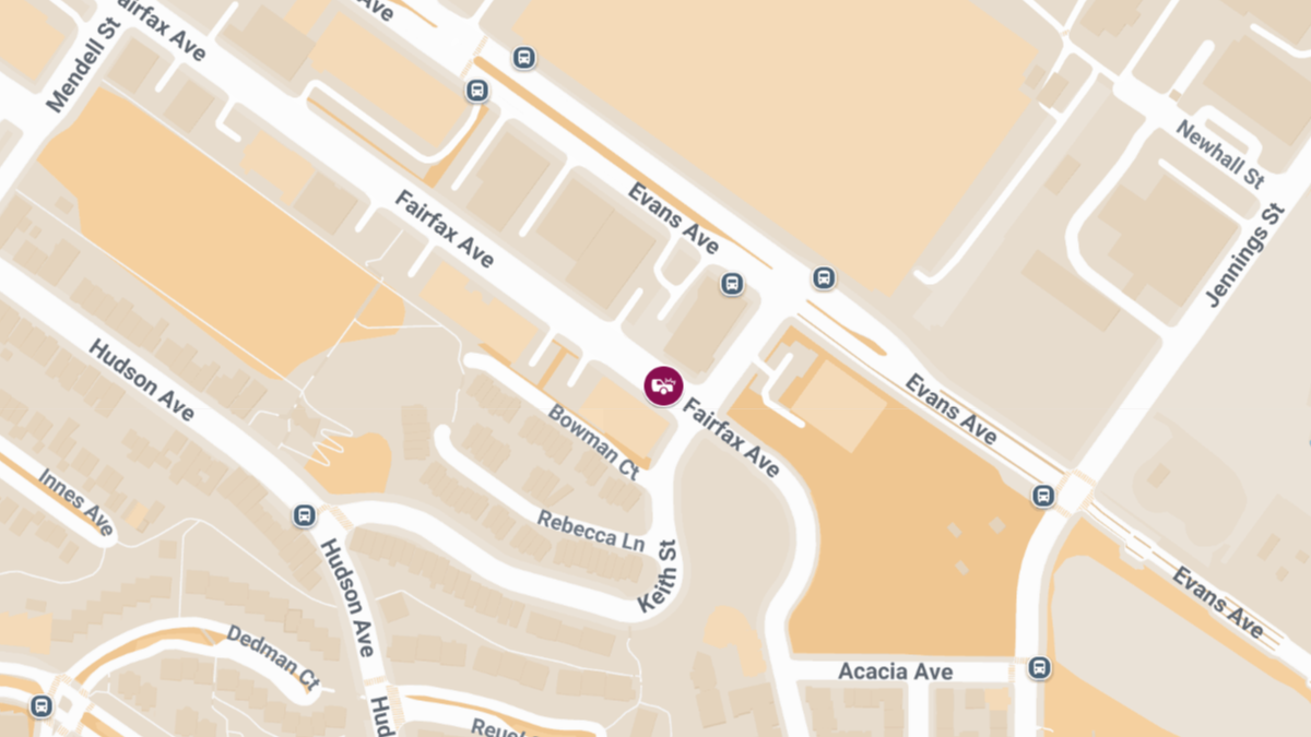 Hit-and-Run Collision With Injuries at Fairfax Ave & Keith St